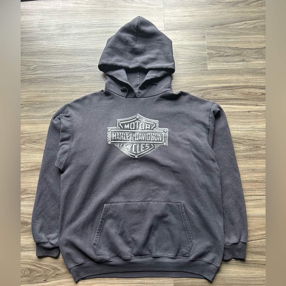 Vintage 2002 Harley Davidson Biker Hoodie